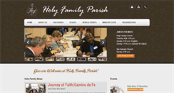 Desktop Screenshot of holyfamilycincinnati.org